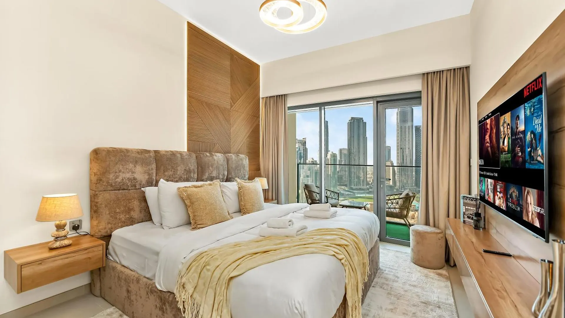 2Bdr Apt Led Side Burj Khalifa Views Opposite Dubai Mall Apartment