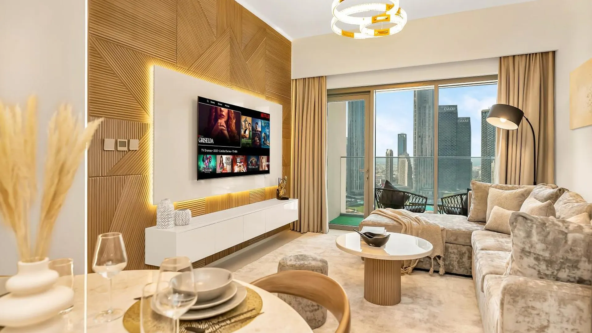 2Bdr Apt Led Side Burj Khalifa Views Opposite Dubai Mall Apartment